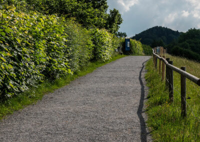 Foto: Spazierweg rund um die «Drei Weihern» in St.Gallen